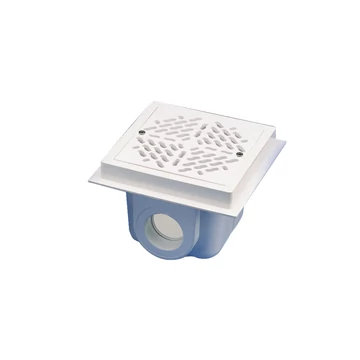 Fenékürítő betonos 200 x 200mm D75 ragasztós csatlakozóval