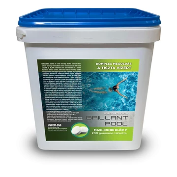 BRILLANT POOL Maxi-kombi klórtabletta | 5 kg