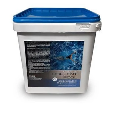 BRILLANT POOL Rapidmini klór 20 g-os tabletta 5 kg