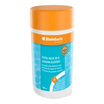 Aquacorrect Total Blue fertőtlenítő kis méretű medencéhez 20g 1 kg Aquacorrect Total Blue fertőtlenítő kis méretű medencéhez 20g 1 kg