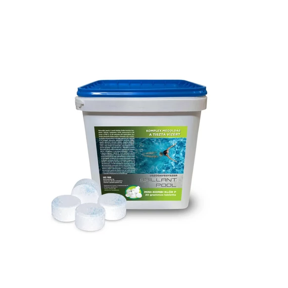 BRILLANT POOL Mini-kombi klórtabletta | 5 kg